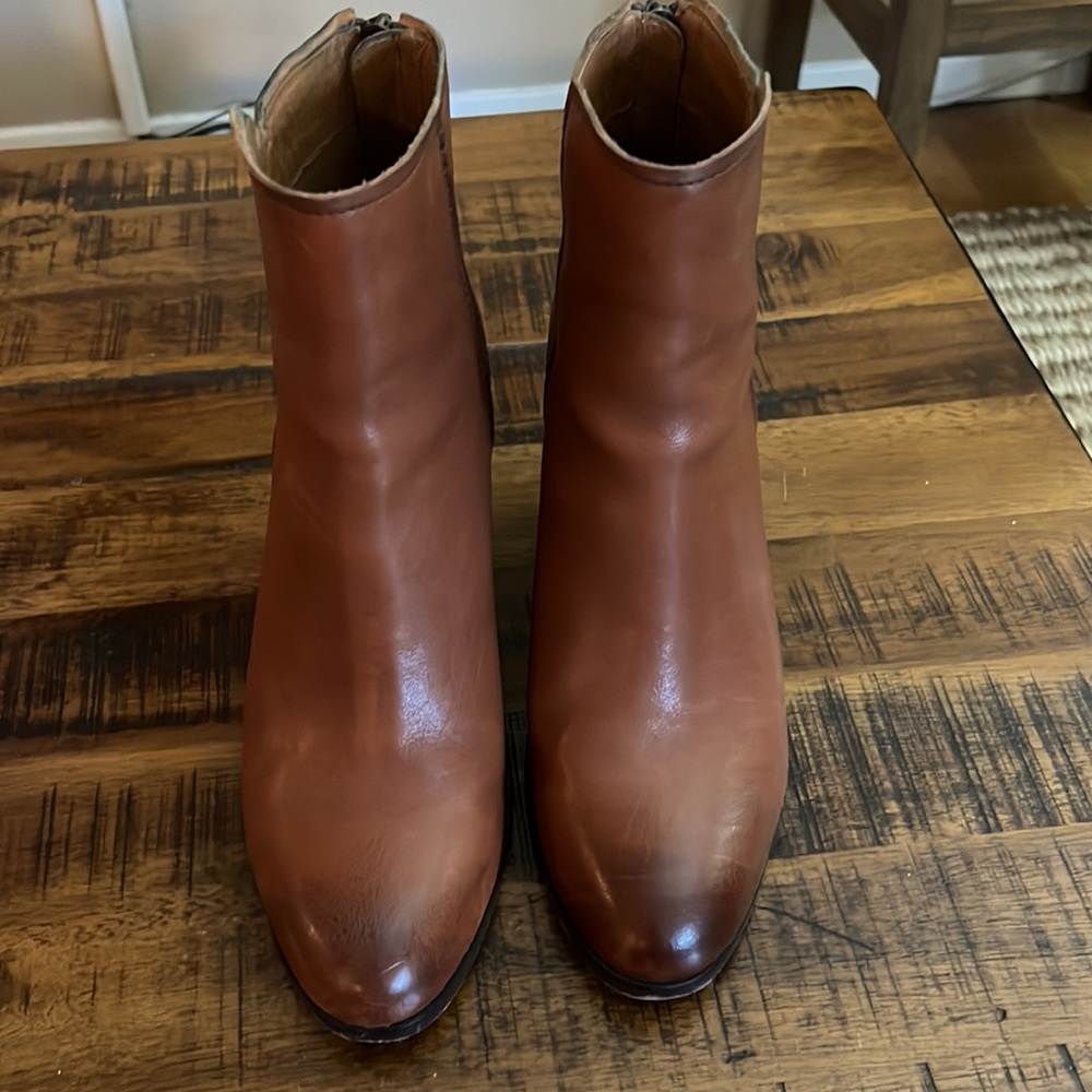 Frye brown leather boots